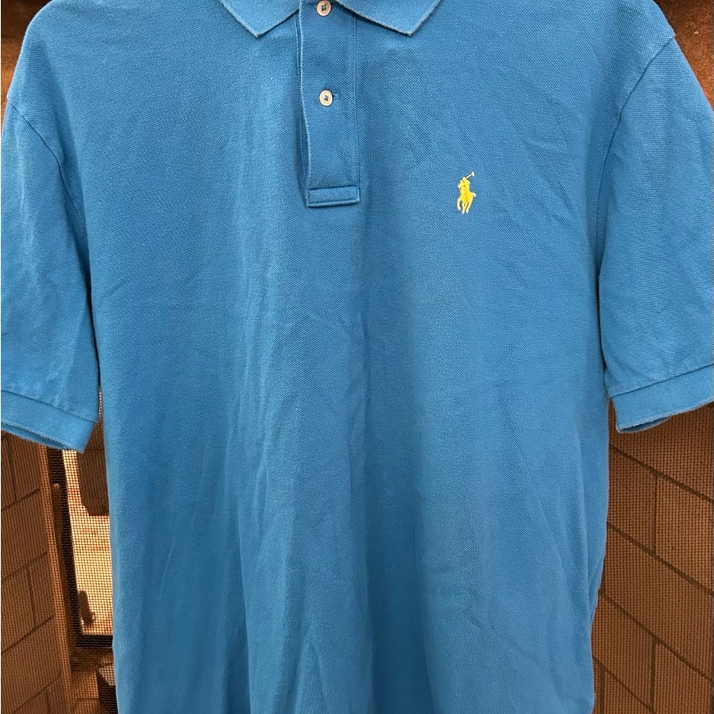 Ralph Lauren Blue Polo Shirt Classic Design XL